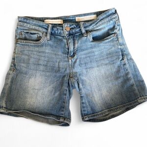 Pilcro and the Letterpress Blue Denim Shorts the Stet 26